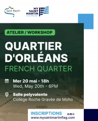 Drapeau de Saint-Matin : un atelier  ce mercredi 20 à Quartier d'Orléans