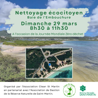 Nettoyage de la baie du Galion pour la Journée mondiale « Zéro déchet »