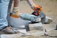 Grand-Case : première phase de travaux de reconstruction du muret du plateau sportif